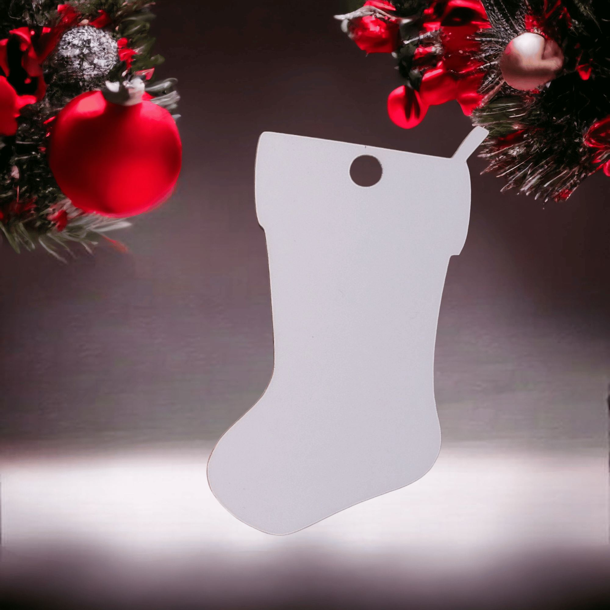 Christmas Stocking Sublimation Ornament Blanks