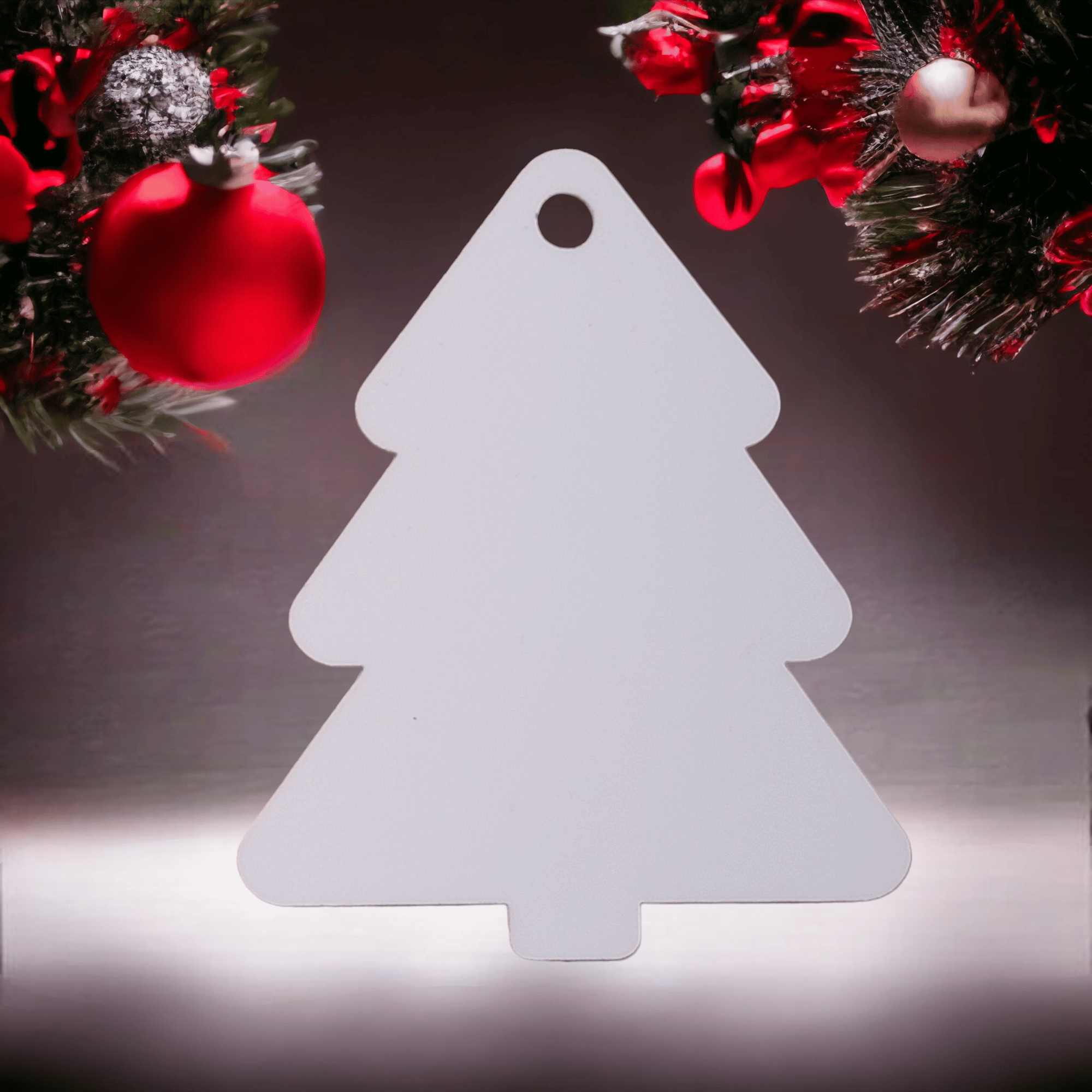 Christmas Tree Sublimation Christmas Ornament Blanks