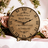 Personalized A Mother's Love Is Timeless Memorial Clock