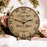 Happy 50th Wedding Anniversary Clock