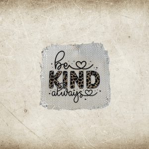 Kindness and Empowerment Frayed Sublimation Hat Patches - Designodeal