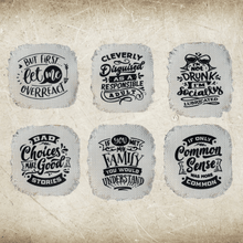 Load image into Gallery viewer, Funny Sayings Frayed Sublimation Hat Patches - Designodeal
