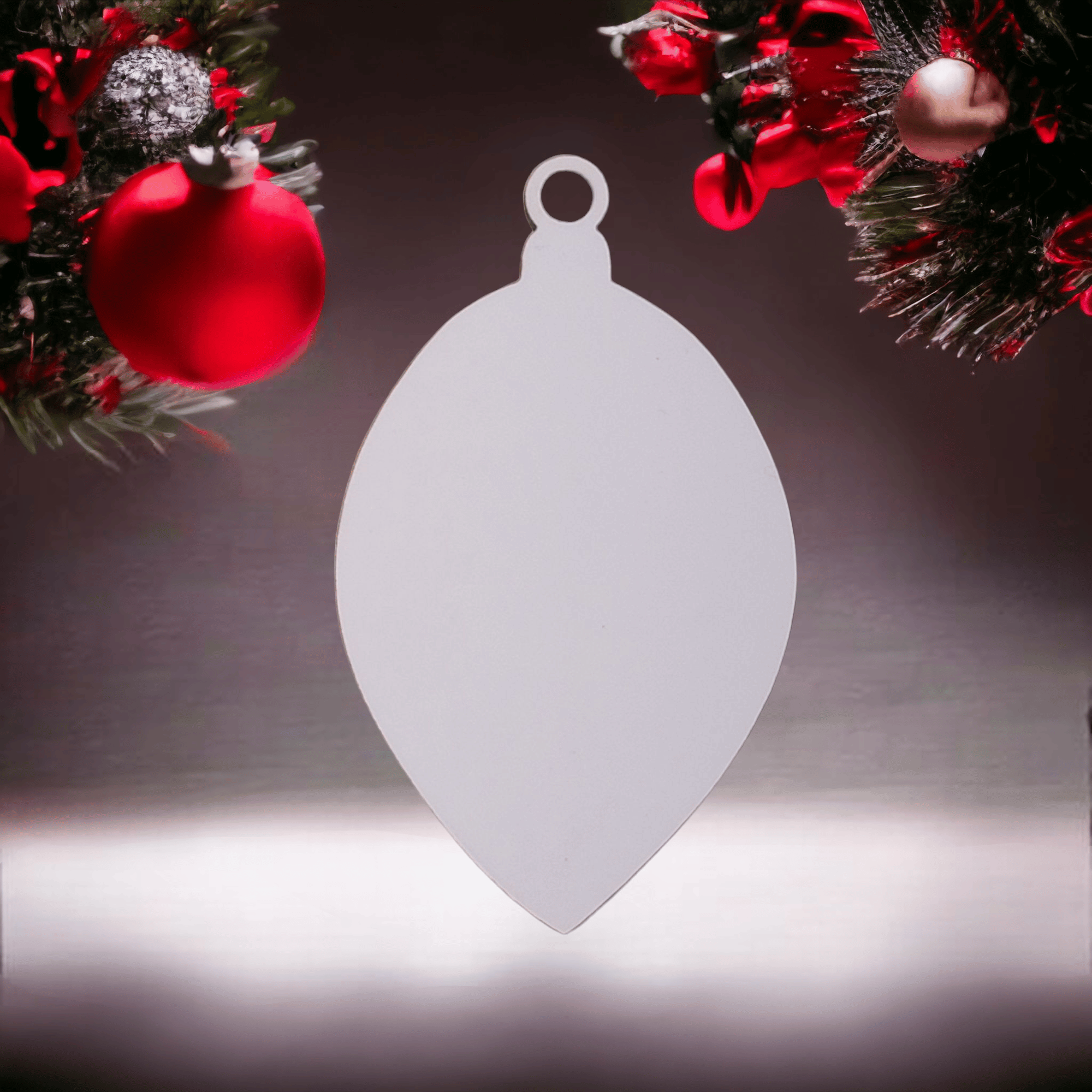 Lemon Shaped Sublimation Christmas Ornament Blanks