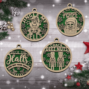 Funny Naughty Christmas Ornaments