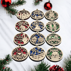 Funny Naughty Christmas Ornaments