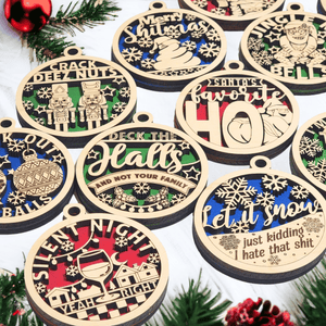 Funny Naughty Christmas Ornaments