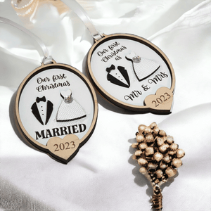 First Christmas Married Ornament 2023