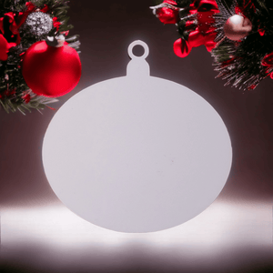 Standard Round Christmas Ornament Sublimation Blanks