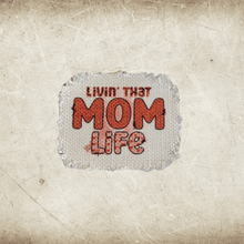 Load image into Gallery viewer, Pink Mom Frayed Sublimation Hat Patches - Designodeal
