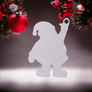 Santa Claus Sublimation Christmas Ornament Blank