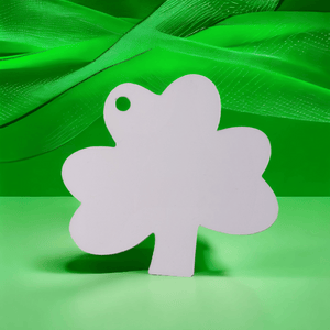 Lucky Shamrock Sublimation Ornament Blanks