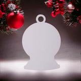 Snow Globe Sublimation Christmas Ornament Blank