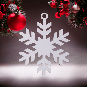 Snowflake Sublimation Christmas Ornament Blanks