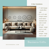 Personalized Years of Service Award Clock for Business