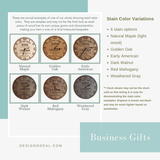 Personalized Years of Service Award Clock for Business
