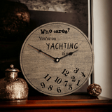 Who Cares You're On Yachting Time Clock