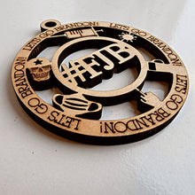 Load image into Gallery viewer, 2021 Let&#39;s Go Brandon #FJB Christmas Ornament - Designodeal
