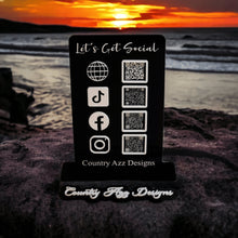 Load image into Gallery viewer, Acrylic Social Media Watermark for Small Business - Designodeal
