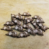 Angel Baby Wood Stud Earring Blanks and Wood Confetti - Designodeal