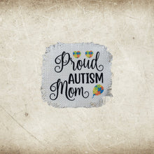 Load image into Gallery viewer, Autism Awareness Frayed Sublimation Hat Patches - Designodeal

