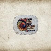 Load image into Gallery viewer, Autism Awareness Frayed Sublimation Hat Patches - Designodeal
