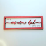 Awesome Dad Keep That Shit Up Sign Gift SVG Bundle Laser Digital Download Files - Designodeal