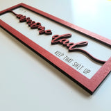 Awesome Dad Keep That Shit Up Sign Gift SVG Bundle Laser Digital Download Files - Designodeal