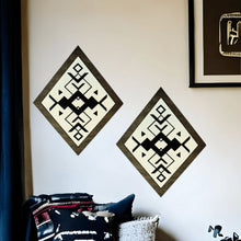 Load image into Gallery viewer, Aztec Diamond Boho Framed Sign - Designodeal
