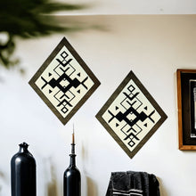 Load image into Gallery viewer, Aztec Diamond Boho Framed Sign - Designodeal
