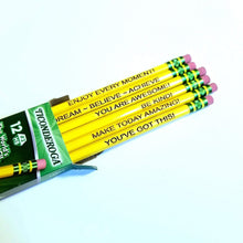 Load image into Gallery viewer, Back to School Personalized Inspirational Saying Pencils for Kids - Designodeal
