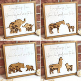 Bear Everything I Am You Helped Me To Be Sign - Designodeal