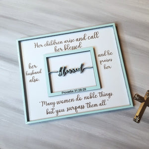 Blessed Mother Proverbs 31 Sign SVG Digital Download Files - Designodeal