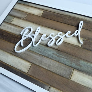 Blessed Pallet Wood Farmhouse Sign SVG Digital Download Files - Designodeal