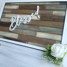 Load image into Gallery viewer, Blessed Pallet Wood Farmhouse Sign SVG Digital Download Files - Designodeal
