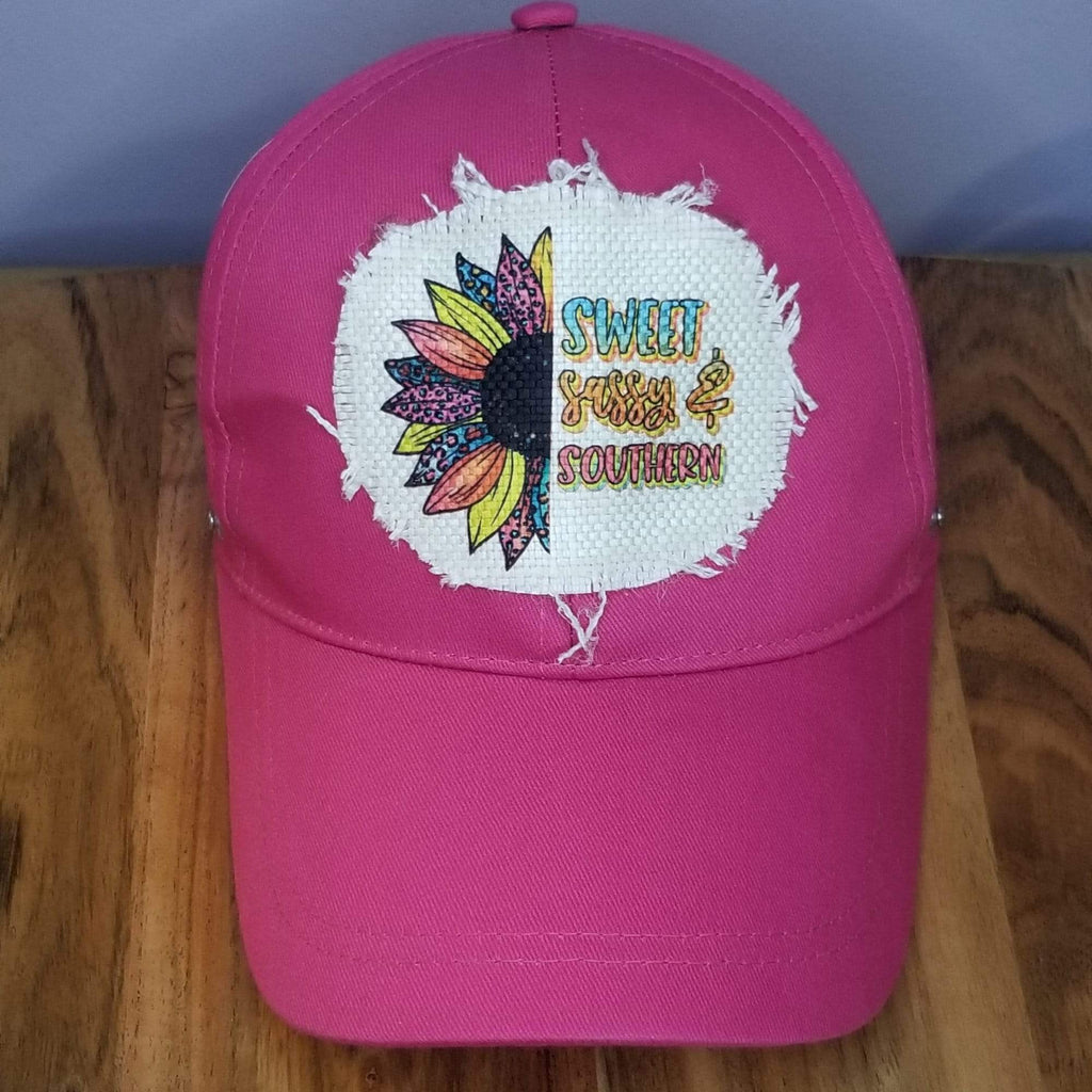 Blessed, Sweet Sassy & Southern, and Faith, Family & Freedom Raggedy Hat Patches - Designodeal