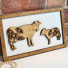 Load image into Gallery viewer, Bull Daddy &amp; Me Animal Sign - Designodeal
