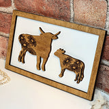 Bull Daddy & Me Animal Sign - Designodeal