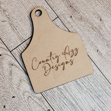 Load image into Gallery viewer, Business Branding Clothing Wood Cow Tag Hang Tags - Designodeal
