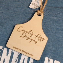 Load image into Gallery viewer, Business Branding Clothing Wood Cow Tag Hang Tags - Designodeal
