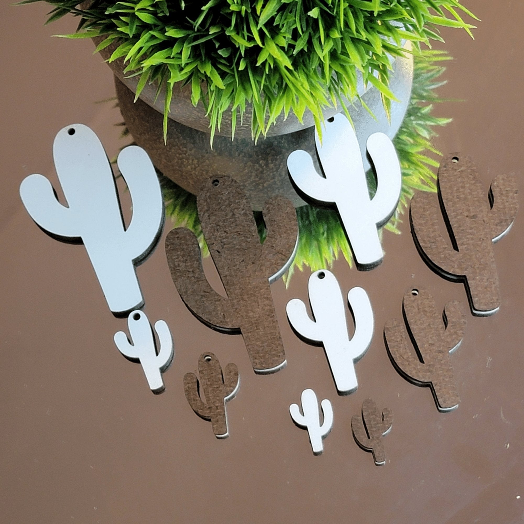 Cactus Sublimation Earring Blanks ~ Multiple Sizes - Designodeal