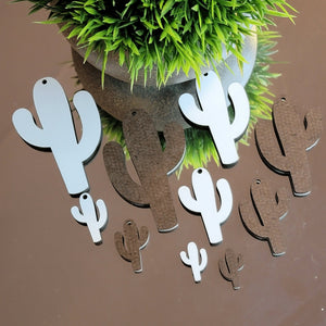 Cactus Sublimation Earring Blanks ~ Multiple Sizes - Designodeal
