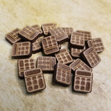 Calculator Wood Stud Earring Blanks and Wood Confetti - Designodeal