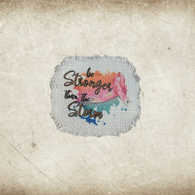 Load image into Gallery viewer, Cancer Awareness Frayed Sublimation Hat Patches - Designodeal
