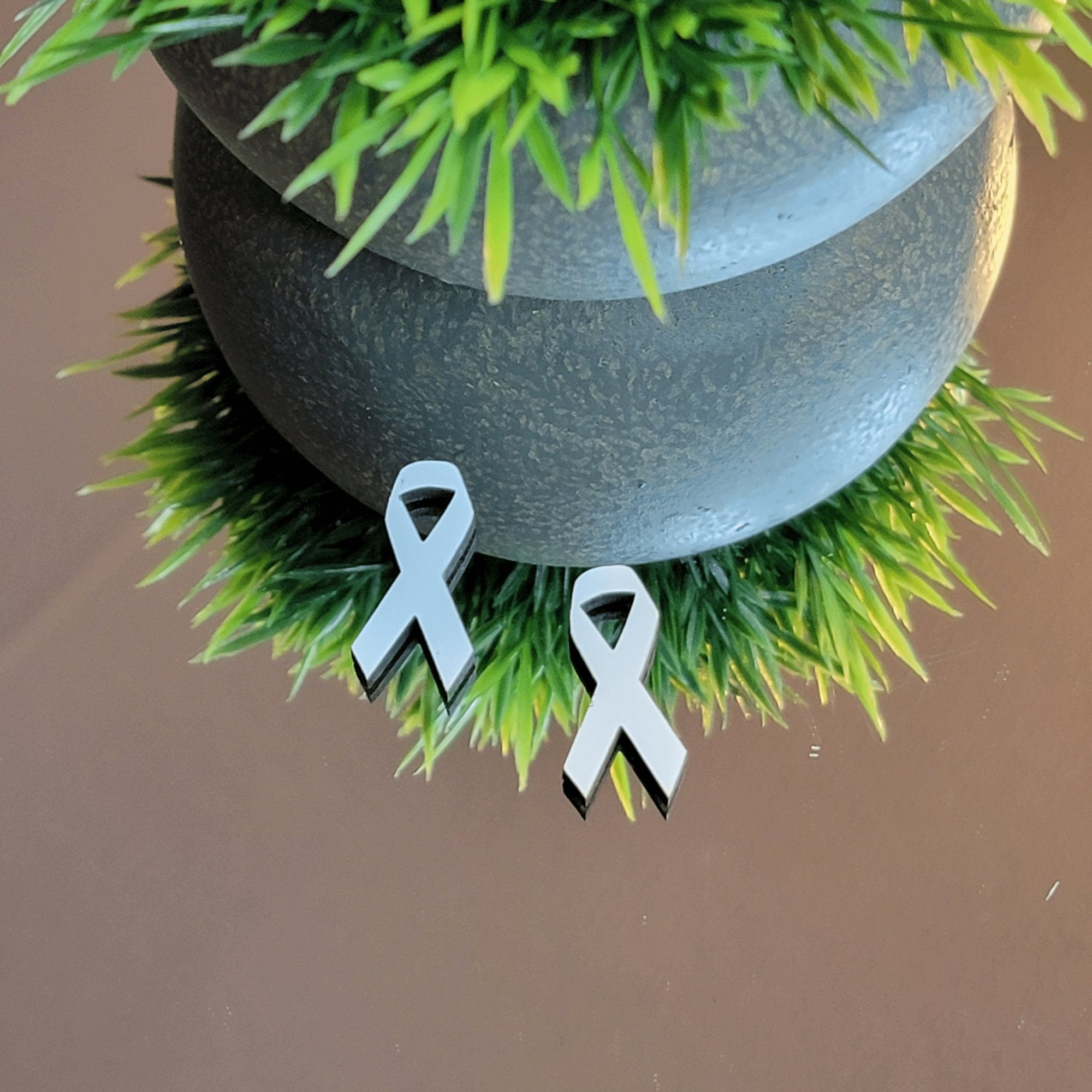 Cancer Awareness Sublimation Earring Blanks ~ Multiple Sizes - Designodeal