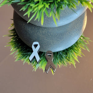 Cancer Awareness Sublimation Earring Blanks ~ Multiple Sizes - Designodeal