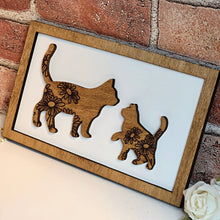 Load image into Gallery viewer, Cat Mommy &amp; Me Sign - Daddy &amp; Me Animal Sign - Designodeal

