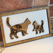 Load image into Gallery viewer, Cat Mommy &amp; Me Sign - Daddy &amp; Me Animal Sign - Designodeal
