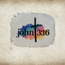 Load image into Gallery viewer, Christian Verses Frayed Sublimation Hat Patches - Designodeal
