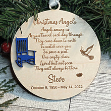 Load image into Gallery viewer, Christmas Angels In Heaven Memorial Ornament - Designodeal
