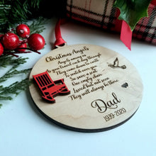 Load image into Gallery viewer, Christmas Angels In Heaven Memorial Ornament - Designodeal
